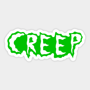 Creep Neon green gooey T-shirt Sticker